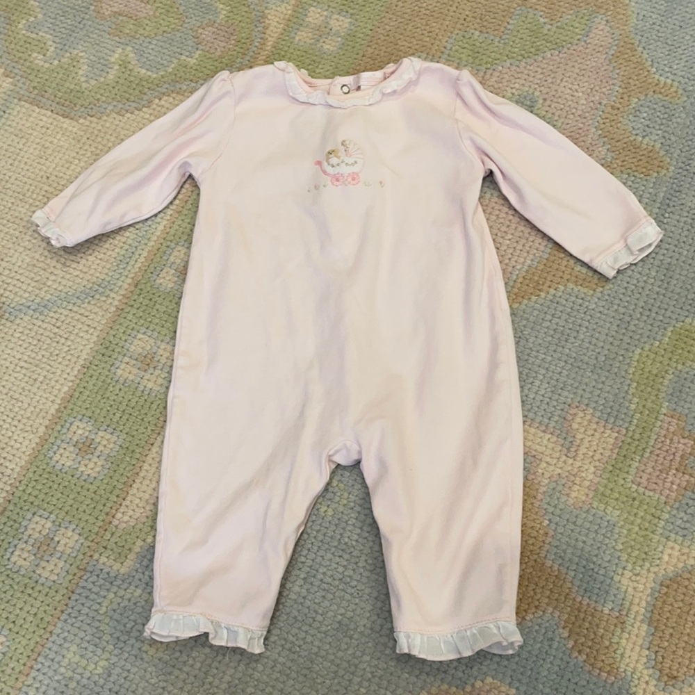 Kissy Kissy 6-9 Month Teddy Bear Carriage Onesie